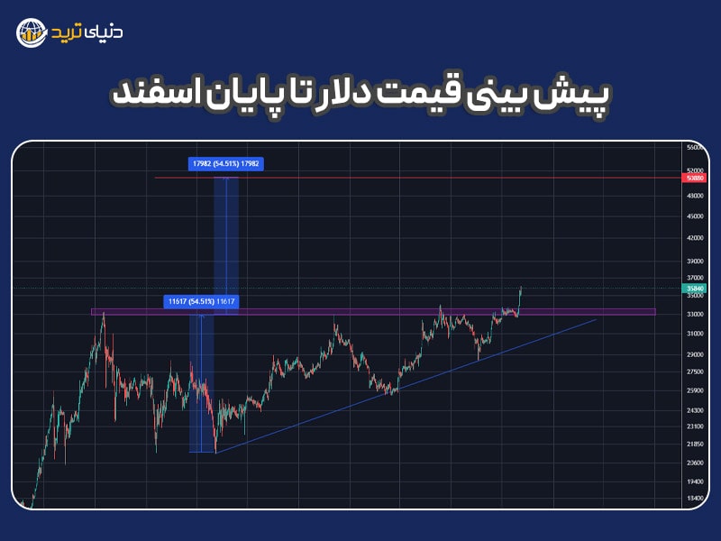 پیش بینی قیمت دلار تا پایان اسفندماه